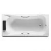 Roca BeCool 1800 x 800mm Rectangular Acrylic Bath with Grips -Bathroom Baths Shop 248015001 P