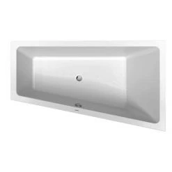 Duravit No.1 Trapezoidal Bath + Support Feet (Right Hand) -Bathroom Baths Shop 70050 D1 460