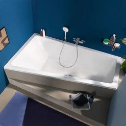 Duravit No.1 Trapezoidal Bath + Support Feet (Left Hand)