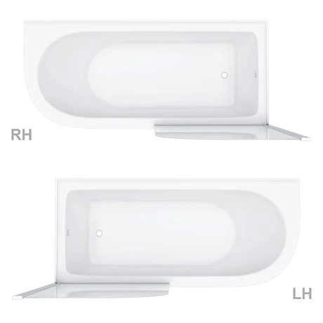 Appleby 1700 Roll Top Shower Bath with Screen + Chrome Leg Set 5 Appleby 1700 Roll Top Shower Bath with Screen + Chrome Leg Set - Image 4