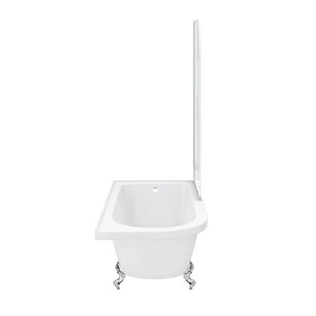 Appleby 1700 Roll Top Shower Bath with Screen + Chrome Leg Set 7 Appleby 1700 Roll Top Shower Bath with Screen + Chrome Leg Set - Image 6