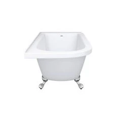 Appleby 1700 Roll Top Shower Bath + Chrome Leg Set -Bathroom Baths Shop AP1700B NEW DETAIL5 460