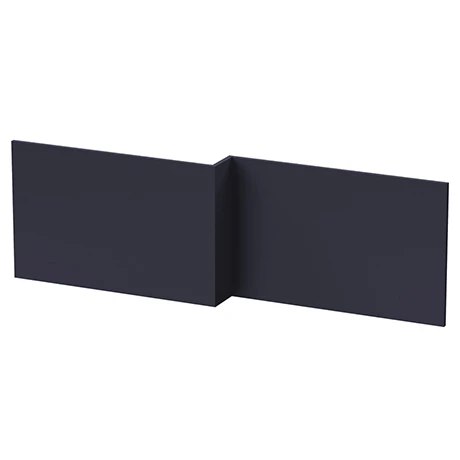 Arezzo Matt Blue L-Shaped Front Bath Panel - 1700mm 3 Arezzo Matt Blue L-Shaped Front Bath Panel - 1700mm