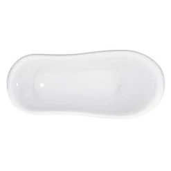 Astoria 1550 Roll Top Slipper Bath + Antique Brass Leg Set 8 Astoria 1550 Roll Top Slipper Bath + Antique Brass Leg Set -Bathroom Baths Shop AST1710AB detail02a 460