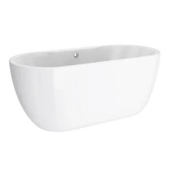 Arezzo Freestanding Modern Bath - 1415 x 745mm -Bathroom Baths Shop AZ14FSB d1 460