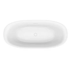 Arezzo 1690 x 750 Matt White Solid Stone Modern Roll Top Bath -Bathroom Baths Shop AZ17SBB n d2 460