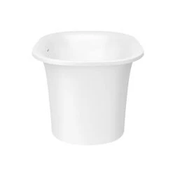 Arezzo 1690 x 750 Matt White Solid Stone Modern Roll Top Bath -Bathroom Baths Shop AZ17SBB n d4 460