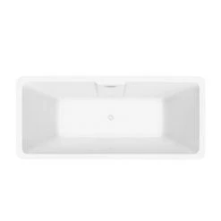 Arezzo 1700 x 750 Modern Square Roll Top Bath -Bathroom Baths Shop AZ820 detail2 460