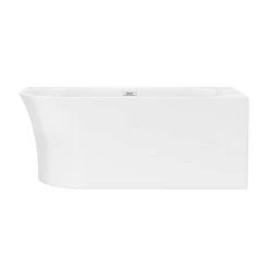 Arezzo 1500 x 750 Modern Curved Corner Bath -Bathroom Baths Shop AZC15 n d1 460