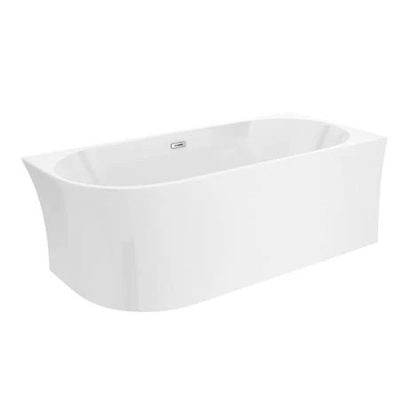 Arezzo 1700 x 750 Modern Curved Corner Bath 4 Arezzo 1700 x 750 Modern Curved Corner Bath - Image 2