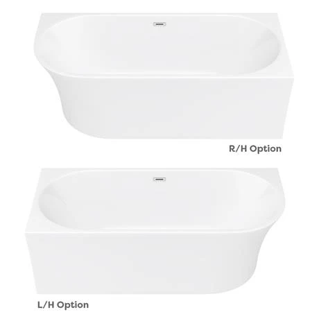 Arezzo 1700 x 750 Modern Curved Corner Bath 5 Arezzo 1700 x 750 Modern Curved Corner Bath - Image 3