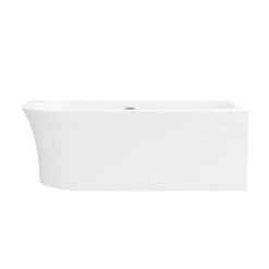 Arezzo 1700 x 750 Modern Curved Corner Bath 11 Arezzo 1700 x 750 Modern Curved Corner Bath -Bathroom Baths Shop AZC17 n d4 460