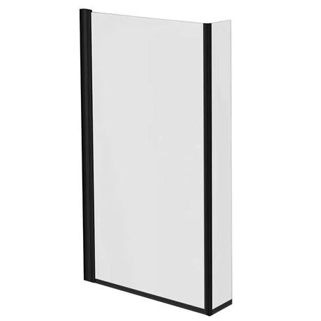 Arezzo Shower Bath - 1700mm L Shaped with Matt Black Screen + Panel 5 Arezzo Shower Bath - 1700mm L Shaped with Matt Black Screen + Panel - Image 3