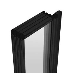 Arezzo Square Single Ended Bath with Matt Black Bi-Fold Screen 11 Arezzo Square Single Ended Bath with Matt Black Bi-Fold Screen -Bathroom Baths Shop AZSBF d3 460