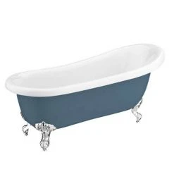 Astoria Blue 1710 Roll Top Slipper Bath w. Ball + Claw Leg Set 13 Astoria Blue 1710 Roll Top Slipper Bath w. Ball + Claw Leg Set -Bathroom Baths Shop Astoria Blue 1710 Roll Top Slipper Bath d6 460