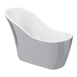 Vienna Silver 1520 Small Modern Slipper Bath -Bathroom Baths Shop B024SIL d4 460