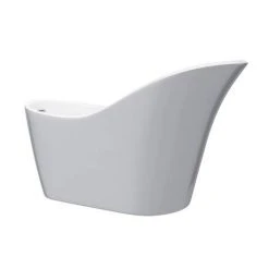 Vienna Silver 1520 Small Modern Slipper Bath -Bathroom Baths Shop B024SIL n d2 460