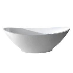 BC Designs Kurv Freestanding Modern Bath 1890 x 900mm -Bathroom Baths Shop BAB005 D4 460