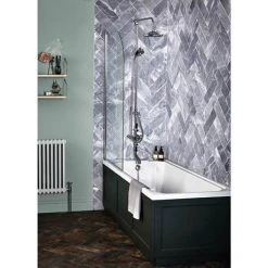 Bayswater Bathurst 1700 x 700mm Single Ended Bath + Legset -Bathroom Baths Shop BAYB107 D3 460