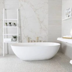 BagnoDesign Koy Bagnoquartz Stone Freestanding Bath -Bathroom Baths Shop BDB KOY 860 WS D3 460