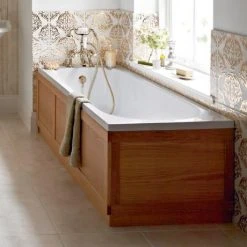 Heritage Dorchester Single Ended 2TH Bath with Solid Skin (1700x700mm) -Bathroom Baths Shop BDW05 D1 460