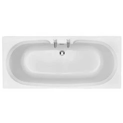 Heritage Dorchester Double Ended 2TH Bath with Solid Skin (1800x800mm) -Bathroom Baths Shop BDW1880D nd1 460
