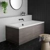 Brooklyn Grey Avola Double Ended Bath 2 Brooklyn Grey Avola Double Ended Bath -Bathroom Baths Shop BGADE n p