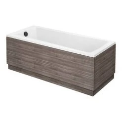 Brooklyn Grey Avola Single Ended Bath 9 Brooklyn Grey Avola Single Ended Bath -Bathroom Baths Shop BGASE d1 460