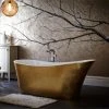 Heritage Holywell Freestanding Acrylic Bath (1710 x 745mm) - Gold Effect -Bathroom Baths Shop BHOFS00GLD PN