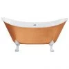 Heritage Lyddington Freestanding Acrylic Bath (1730 x 750mm) with Feet - Copper Effect 1 Heritage Lyddington Freestanding Acrylic Bath (1730 x 750mm) with Feet - Copper Effect -Bathroom Baths Shop BLYFS00COP P