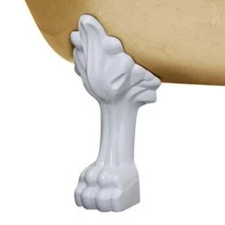 Heritage Lyddington Freestanding Acrylic Bath (1730 x 750mm) with Feet - Gold Effect -Bathroom Baths Shop BLYFS00GLD D1 460