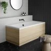 Brooklyn Natural Oak 0TH Double Ended Bath -Bathroom Baths Shop BNODE n p