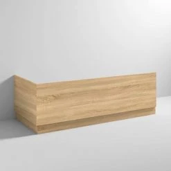 Brooklyn Natural Oak Single Ended Bath 10 Brooklyn Natural Oak Single Ended Bath -Bathroom Baths Shop BNOSE d3 460