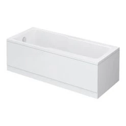 Bordo Single Ended Bath 1700 x 750mm -Bathroom Baths Shop BRB175 d2 460