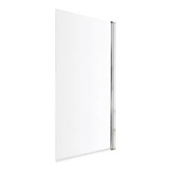 Bordo Single Ended Bath 1700 x 750mm with Hinged Square Bath Screen -Bathroom Baths Shop BRB17SQ3 d1 460