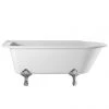 Burlington Hampton LH 1700 x 750mm Showering Bath + Legs -Bathroom Baths Shop BUR HAMP LH p 1