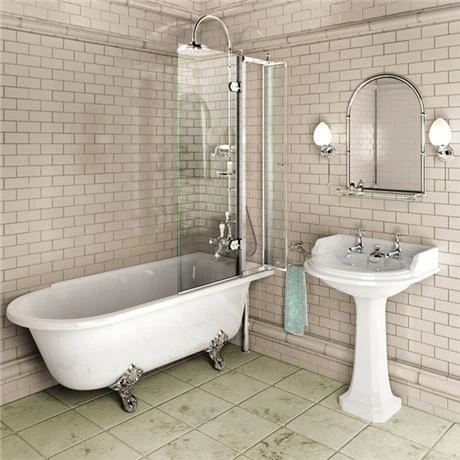 Burlington Hampton RH 1500mm Showering Bath + Legs 4 Burlington Hampton RH 1500mm Showering Bath + Legs - Image 2