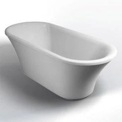 Burlington Brindley 1700 x 750mm Soaking Tub with Base Skirt -Bathroom Baths Shop Burlington Brindley 1700mm Soaking Tub with Base Skirt detail1 460
