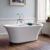 Burlington Brindley 1700 x 750mm Soaking Tub with Base Skirt -Bathroom Baths Shop Burlington Brindley 1700mm Soaking Tub with Base Skirt prod