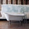 Burlington Harewood Slipper 1700 x 730mm Freestanding Bath + Legs -Bathroom Baths Shop Burlington Harewood Slipper 1700mm Freestanding Bath with Legs prod