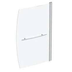 Cast 1685 x 685 Space Saving Bath with Bath Screen -Bathroom Baths Shop C16BS d2 460