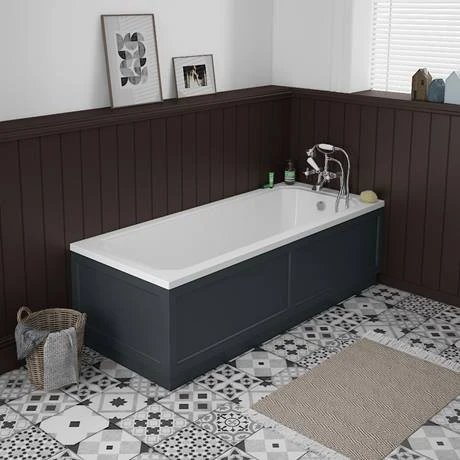 Chatsworth Graphite Traditional Bath Panel Pack 6 Chatsworth Graphite Traditional Bath Panel Pack - Image 4