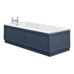 Chatsworth 1700 x 700 Single Ended Bath + Blue Panels -Bathroom Baths Shop CH17BLU d1 460