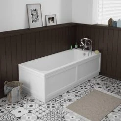Chatsworth Art Deco 1700 x 700 Single Ended Bath 7 Chatsworth Art Deco 1700 x 700 Single Ended Bath -Bathroom Baths Shop CHTB109 detail02 460