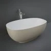 RAK Cloud Matt Cappuccino Freestanding Bath (1400 x 753mm) -Bathroom Baths Shop CLOBT14075514 P