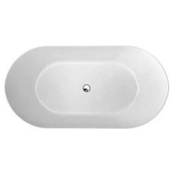 Clearwater Formoso ClearStone Gloss White Bath 8 Clearwater Formoso ClearStone Gloss White Bath -Bathroom Baths Shop Clearwater Formoso ClearStone Bath d2 460