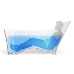 Clearwater - Nebbia Natural Stone Bath Hand Polished White - 1600 x 800mm - N14 -Bathroom Baths Shop Clearwater Nebbia Natural Stone Bath 1600 x 800mm N14 n d3 460