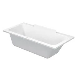 Duravit DuraStyle 1700 x 750mm Rectangular Bath with Backrest Slope Right + Support Feet -Bathroom Baths Shop DS17X75RB D2 460
