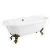 Duke 1695 Double Ended Roll Top Bath + Antique Brass Leg Set 1 Duke 1695 Double Ended Roll Top Bath + Antique Brass Leg Set -Bathroom Baths Shop DUKE1695AB lrg 670