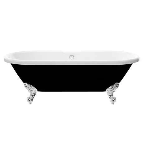 Duke Black 1695 Double Ended Roll Top Bath w. Ball + Claw Leg Set 4 Duke Black 1695 Double Ended Roll Top Bath w. Ball + Claw Leg Set - Image 2